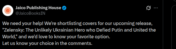 Open the cover vote post for a Zelensky title